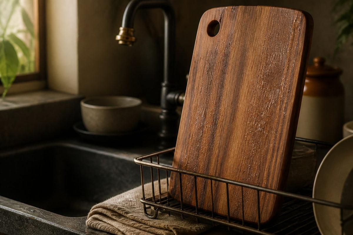 How to clean a wooden chopping board (and what ruins one)