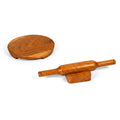 Oslo Chakla-Belan Set — Acacia Wood