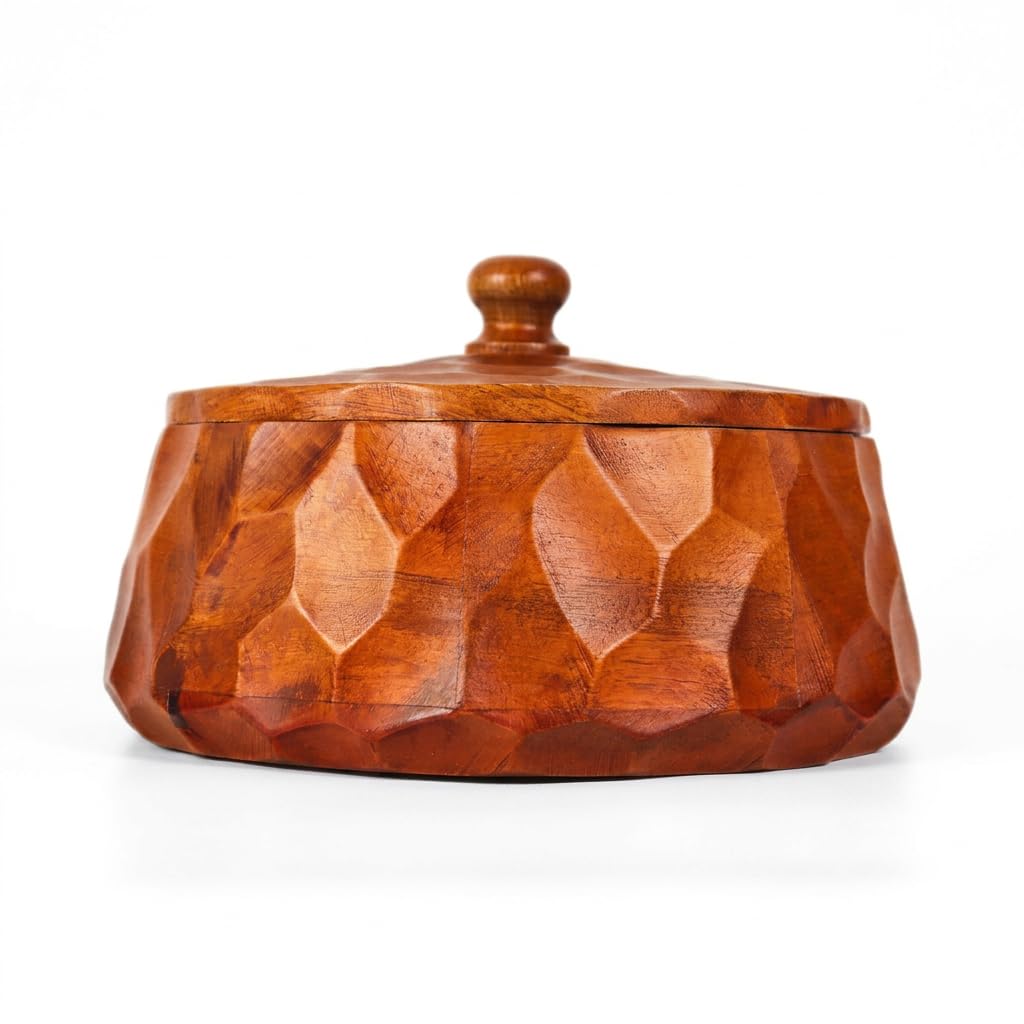 Saga Roti Box — Mango Wood